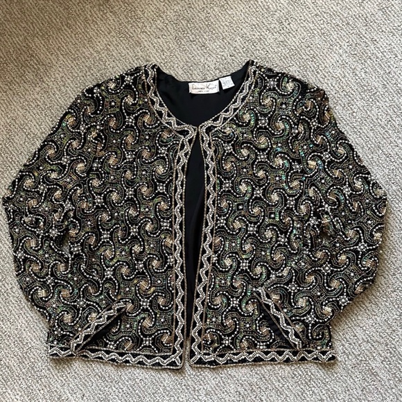 Lawrence Kazar Beaded Jacket - Picture 1 of 9